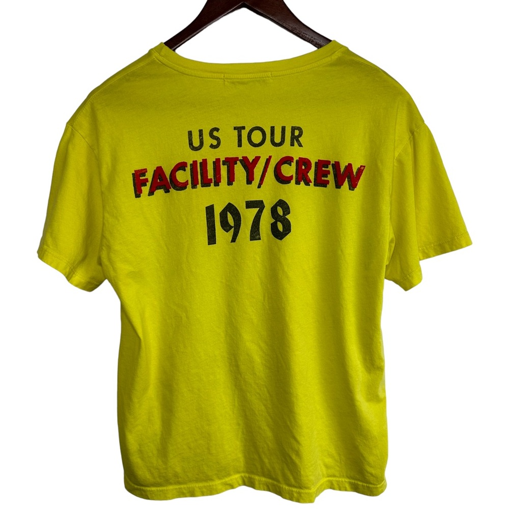 Daydreamer Rolling Stones 1978 Concert Tour Faculty & Crew Citron Yellow Sz XS - Picture 3 of 9